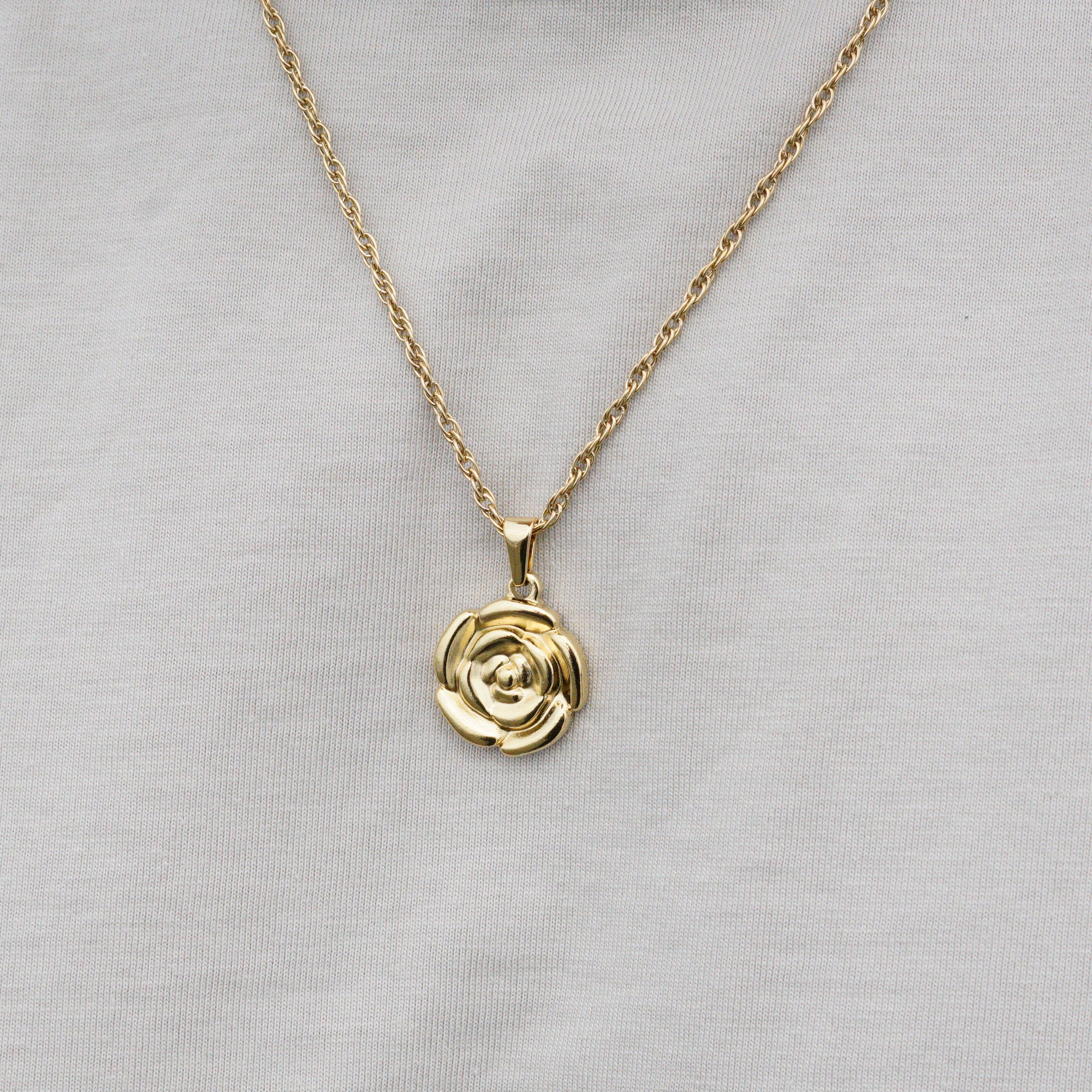 ROSEHEAD NECKLACE - GOLD