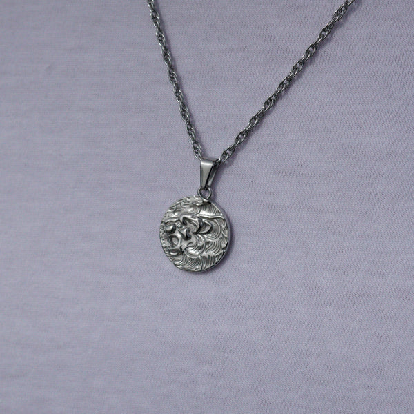 MAD LION NECKLACE - SILVER