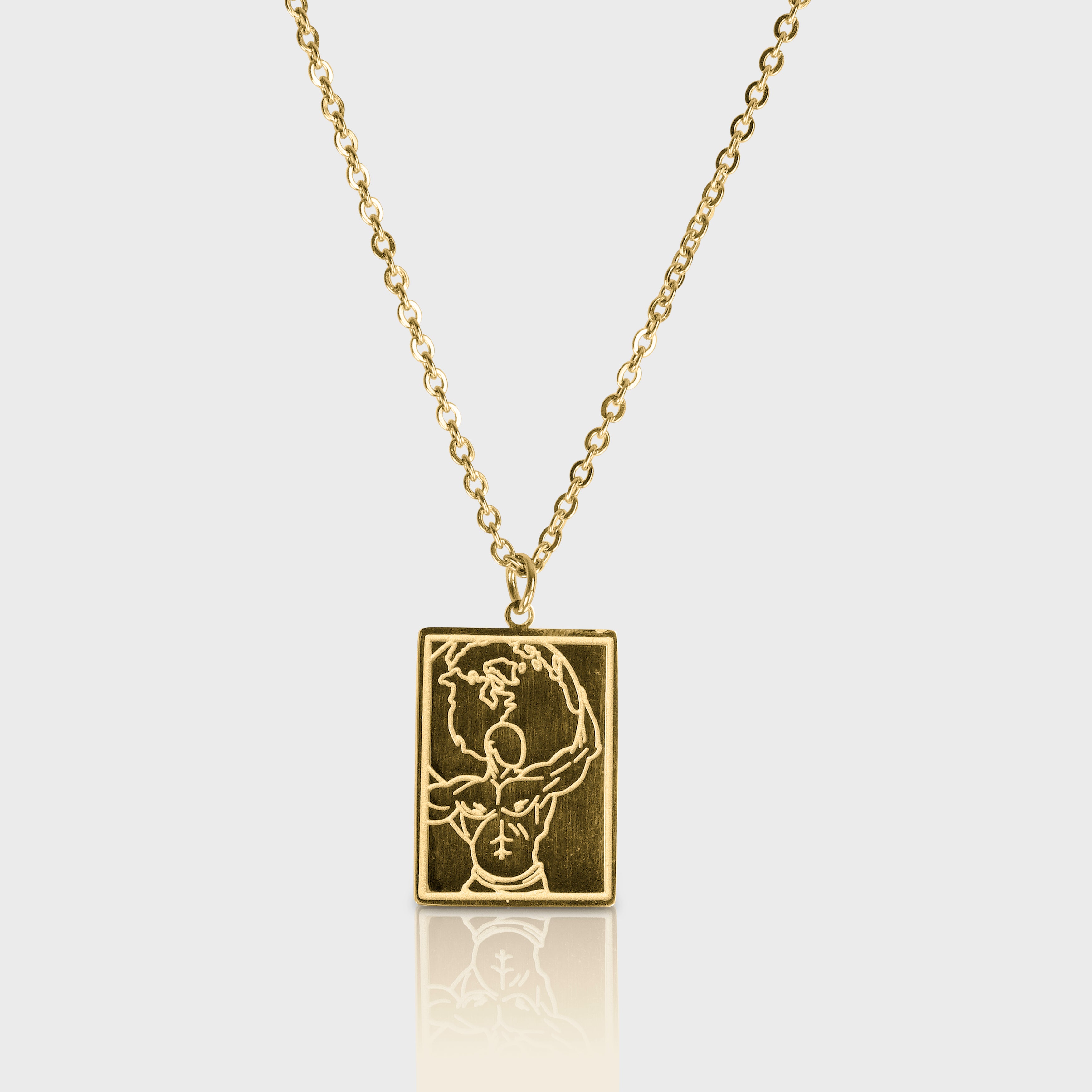 GLOBE NECKLACE - GOLD