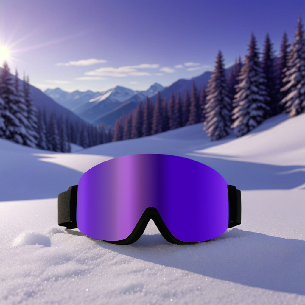 SKI GOGGLES - GRAPE