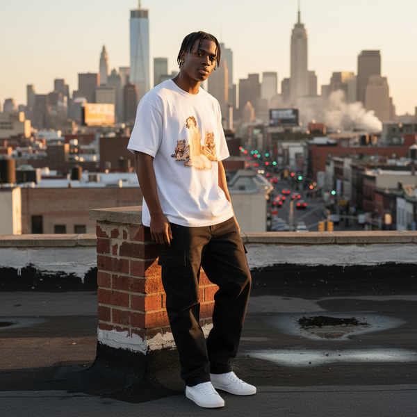 Monroe Tee Box Fit - Hvid