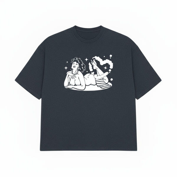 Lover Tee Box Fit - Navy/Sort