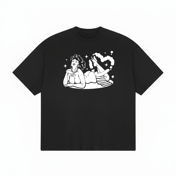 Lover Tee Box Fit - Sort/Hvid