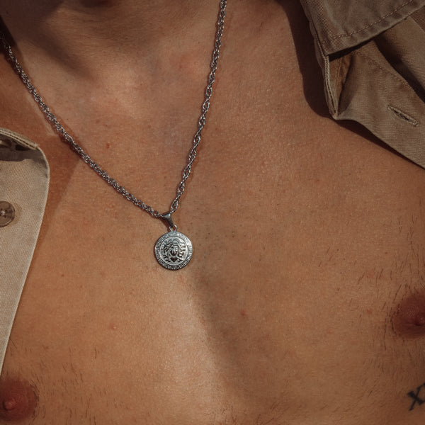 Medusa Necklace - Silver