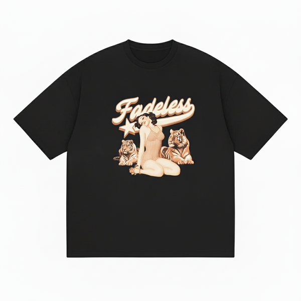 Monroe Logo Tee Box Fit - Sort