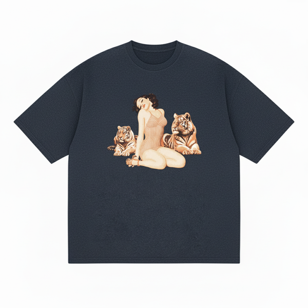 Monroe Tee Box Fit - Navy