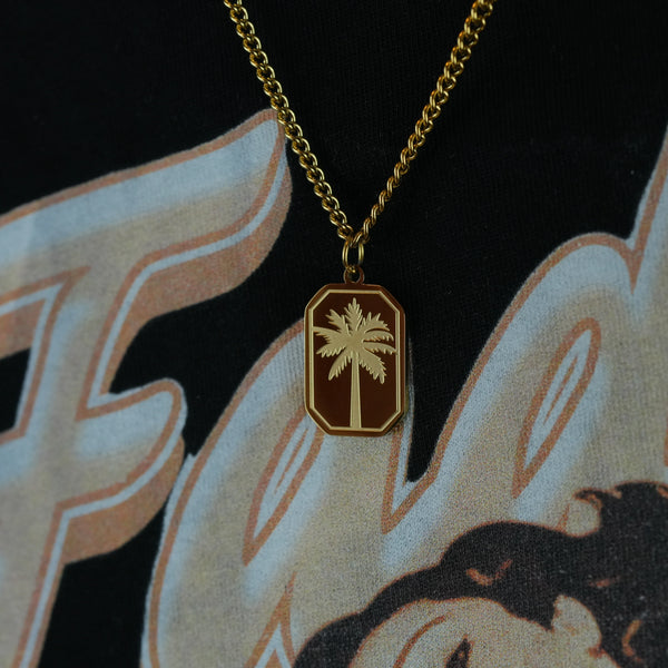 Palm Necklace – 18k Gold Plated