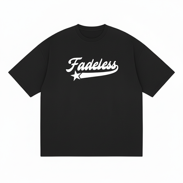 Star Tee Box Fit - Sort/Hvid