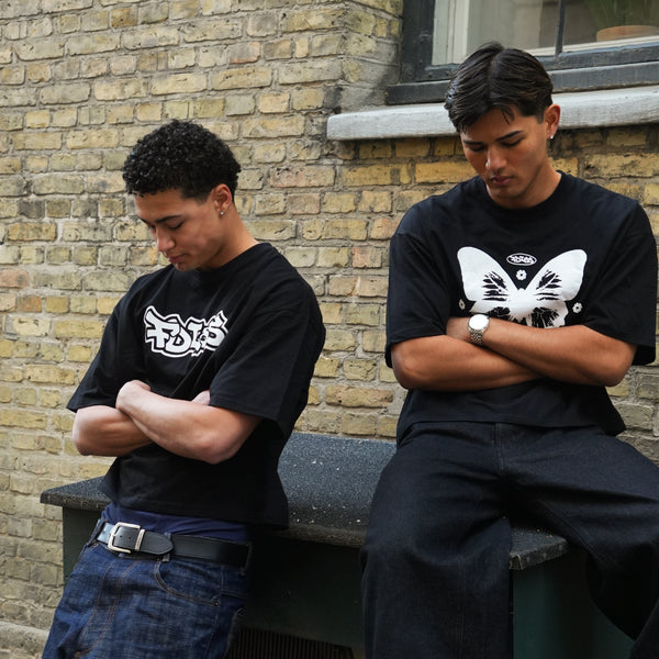 Butterfly Tee White - Box Fit