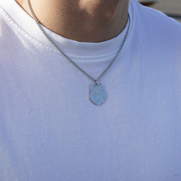 WOLF NECKLACE - SILVER