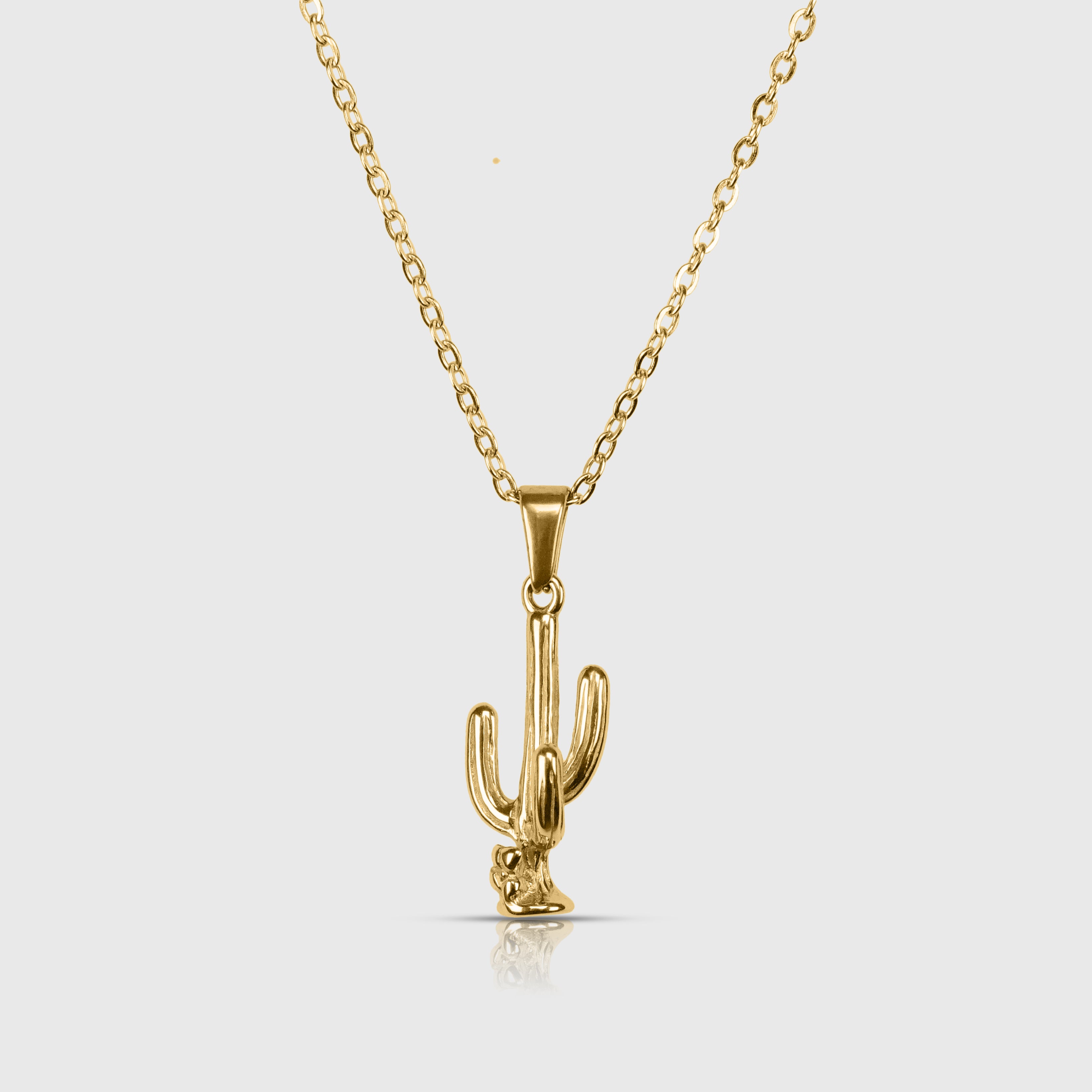 CACTUS NECKLACE - GOLD
