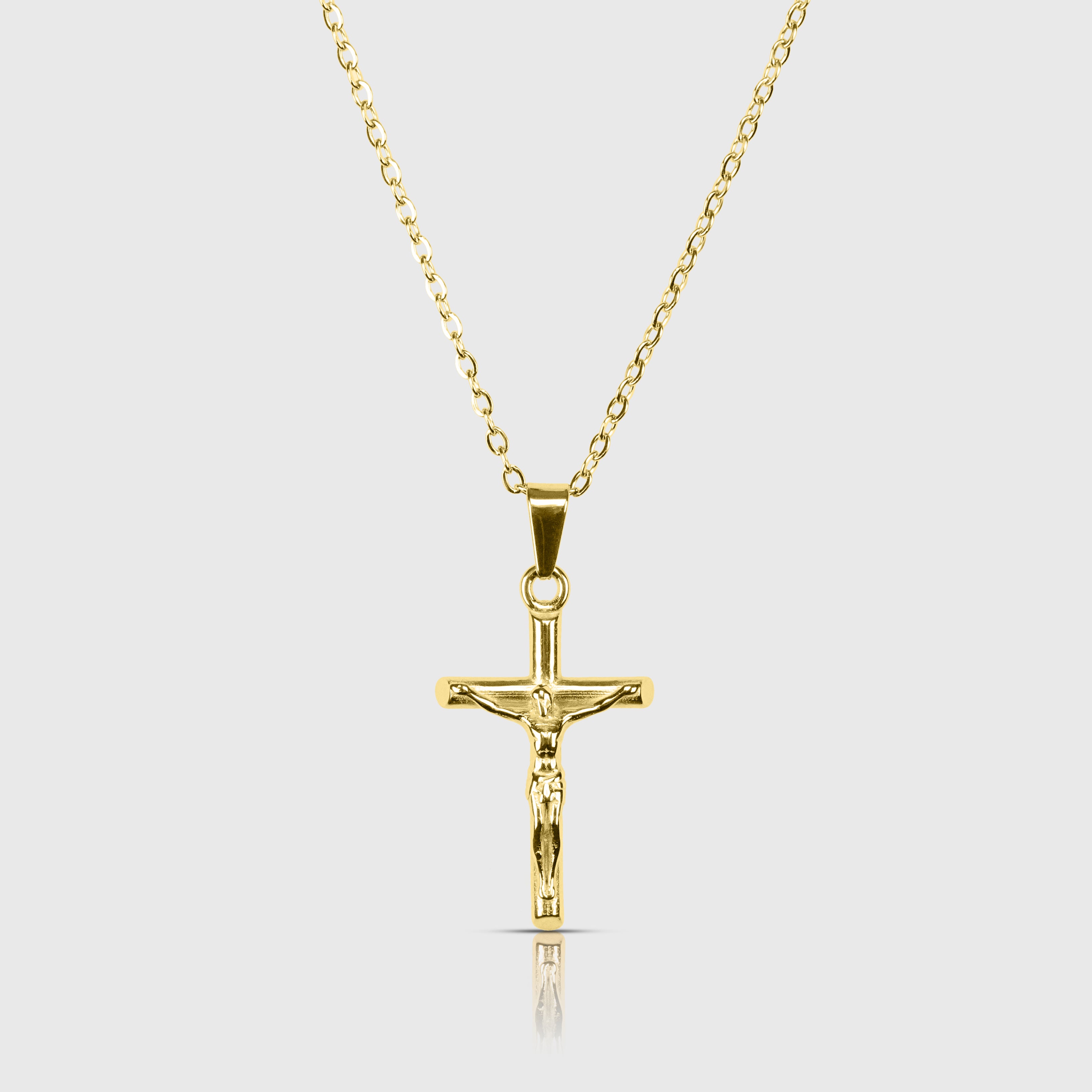 CRUCIFIX NECKLACE - GOLD