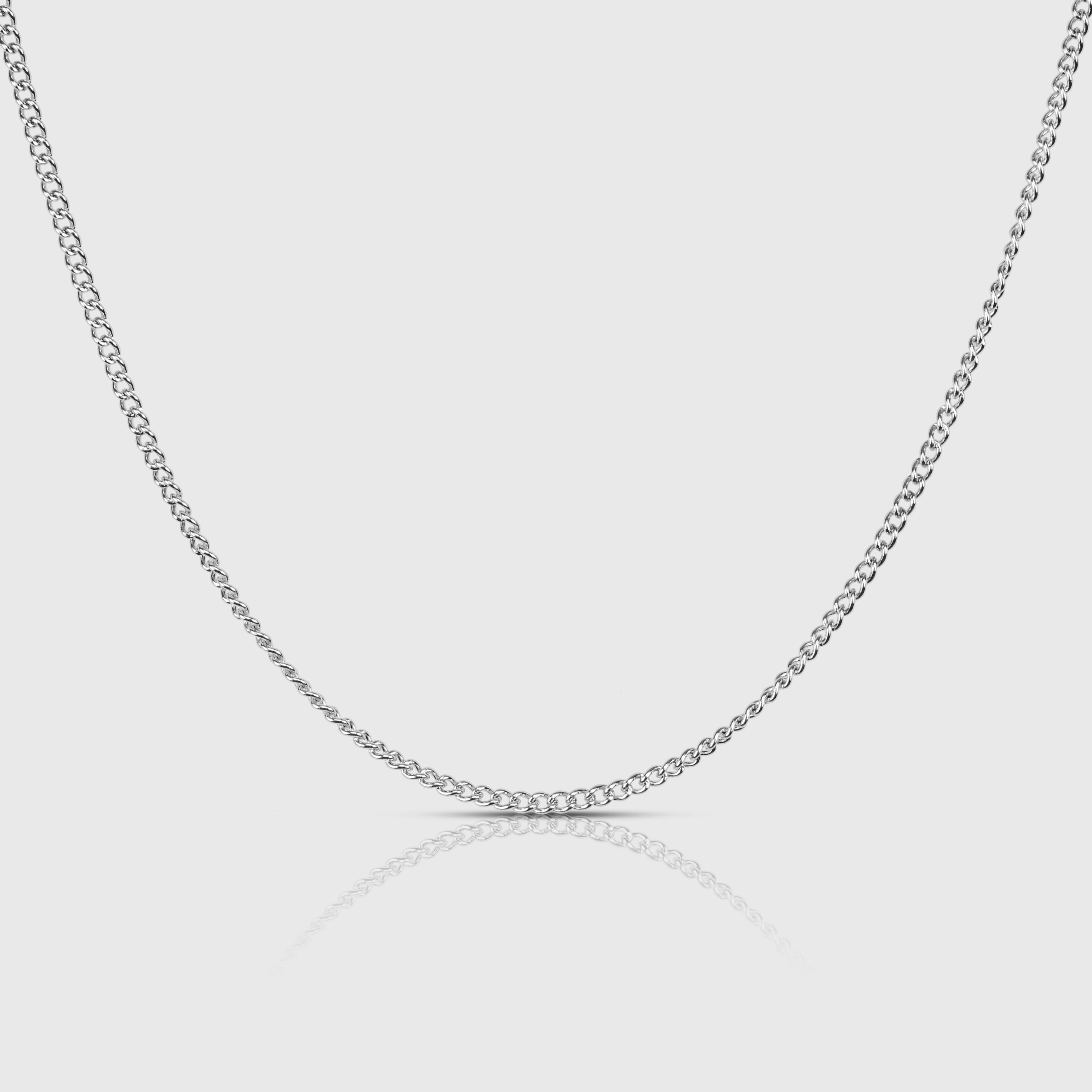 CURB CHAIN ​​- SILVER