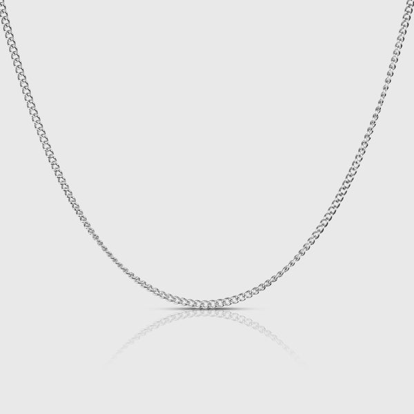 CURB CHAIN ​​- SILVER