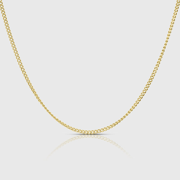 Curb Chain - 18k Gold Plated