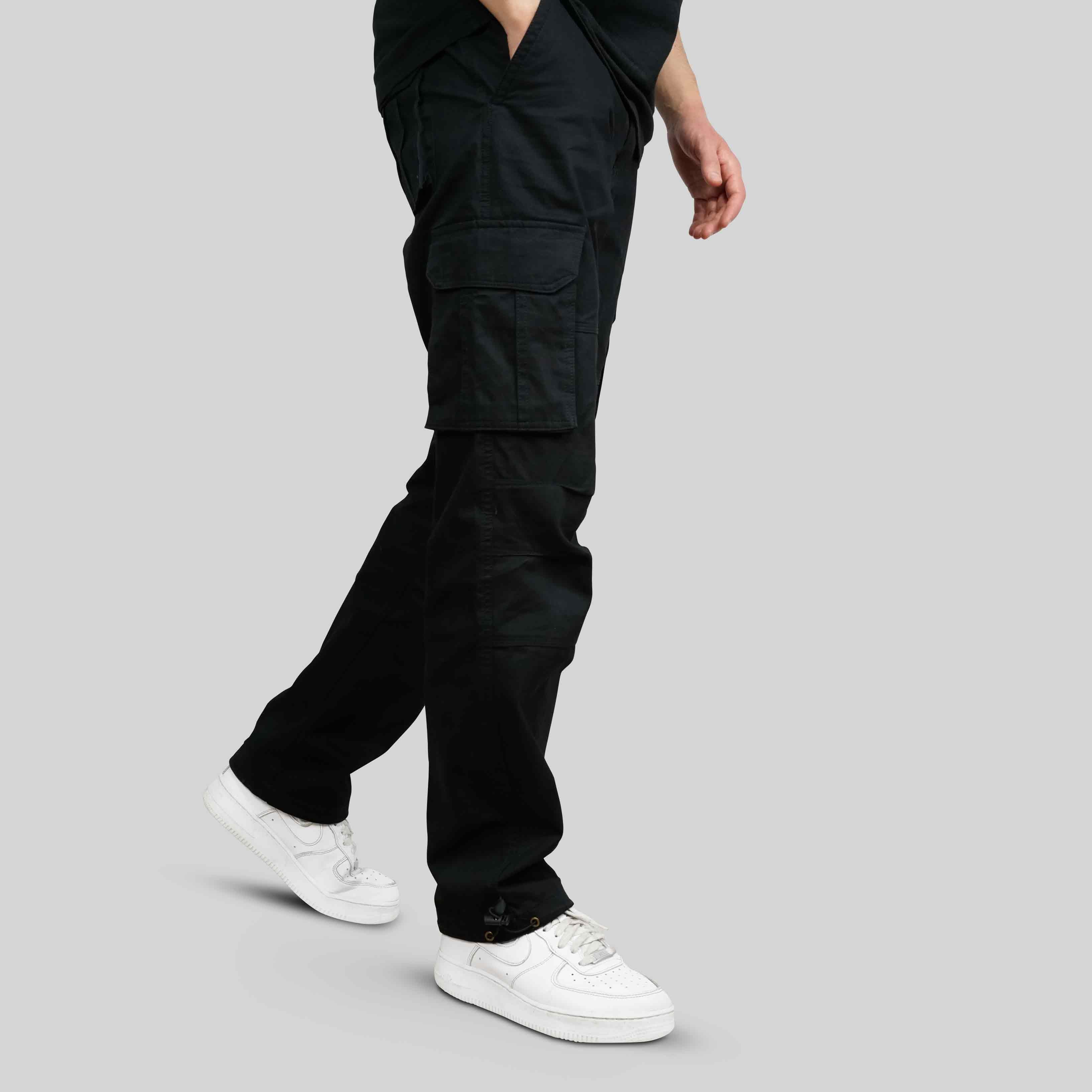 CARGO PANTS - BLACK