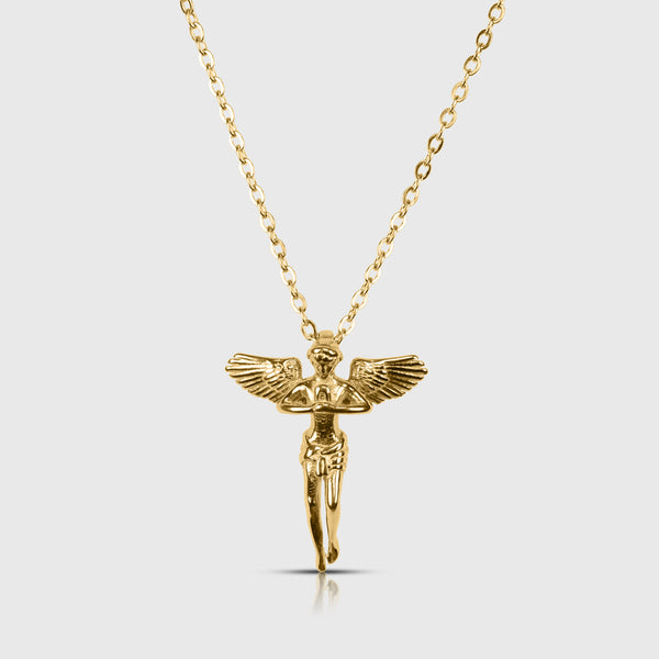 FLYING ANGEL NECKLACE - GOLD