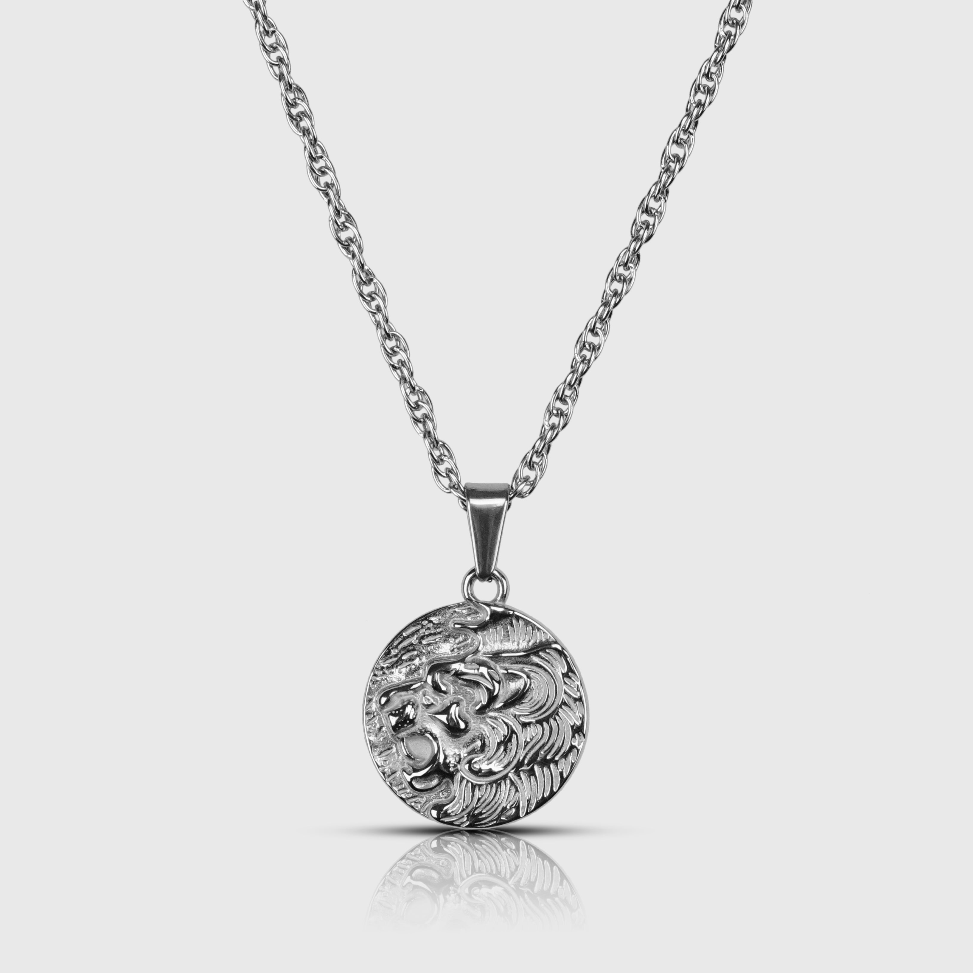 MAD LION NECKLACE - SILVER