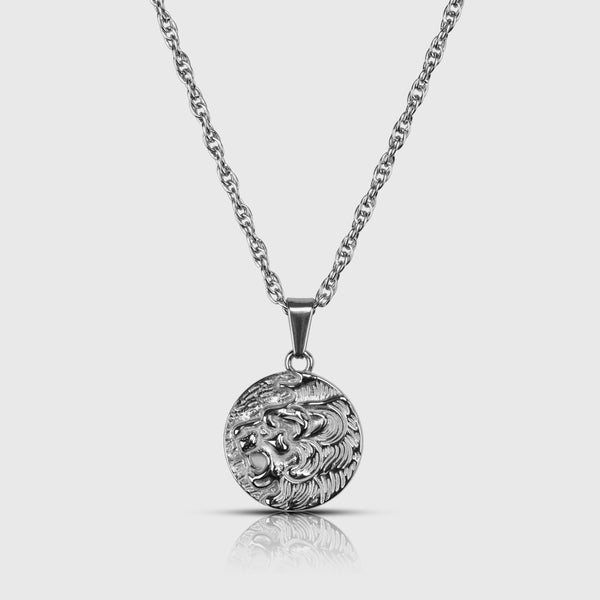 MAD LION NECKLACE - SILVER