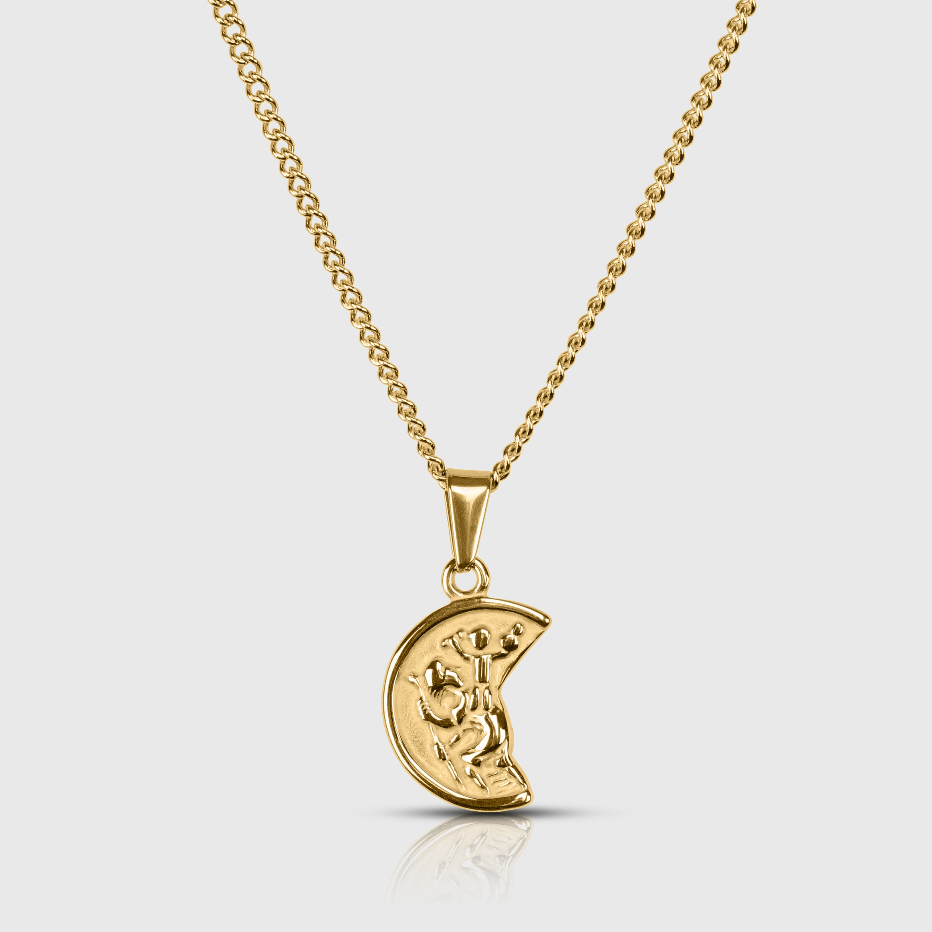 MOON NECKLACE - GOLD