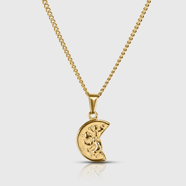 MOON NECKLACE - GOLD