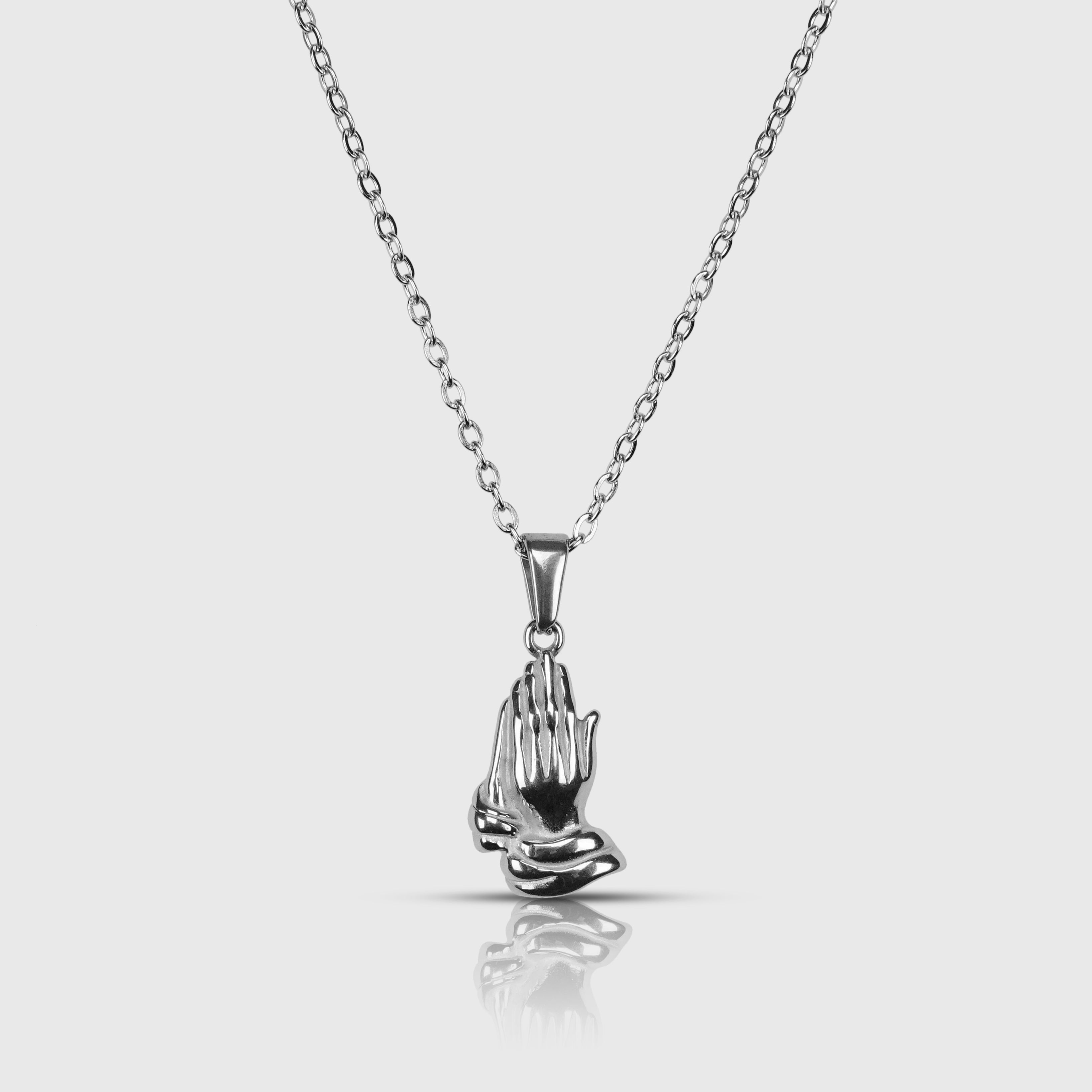 PRAYER NECKLACE - SILVER