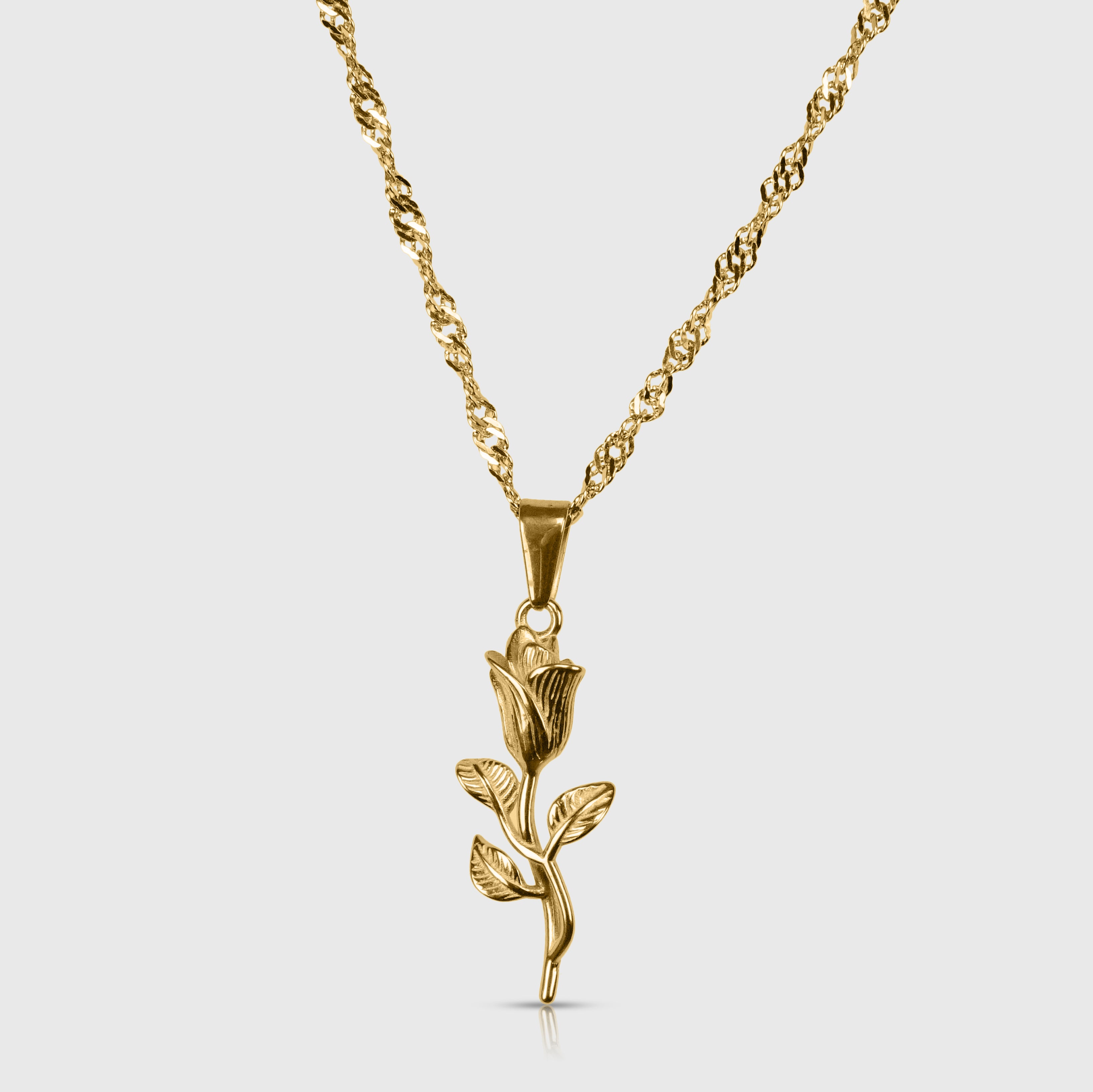 ROSE NECKLACE - GOLD