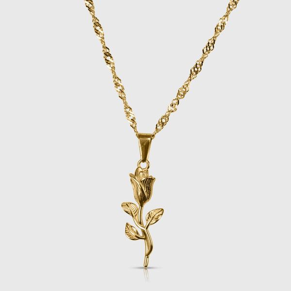ROSE NECKLACE - GOLD