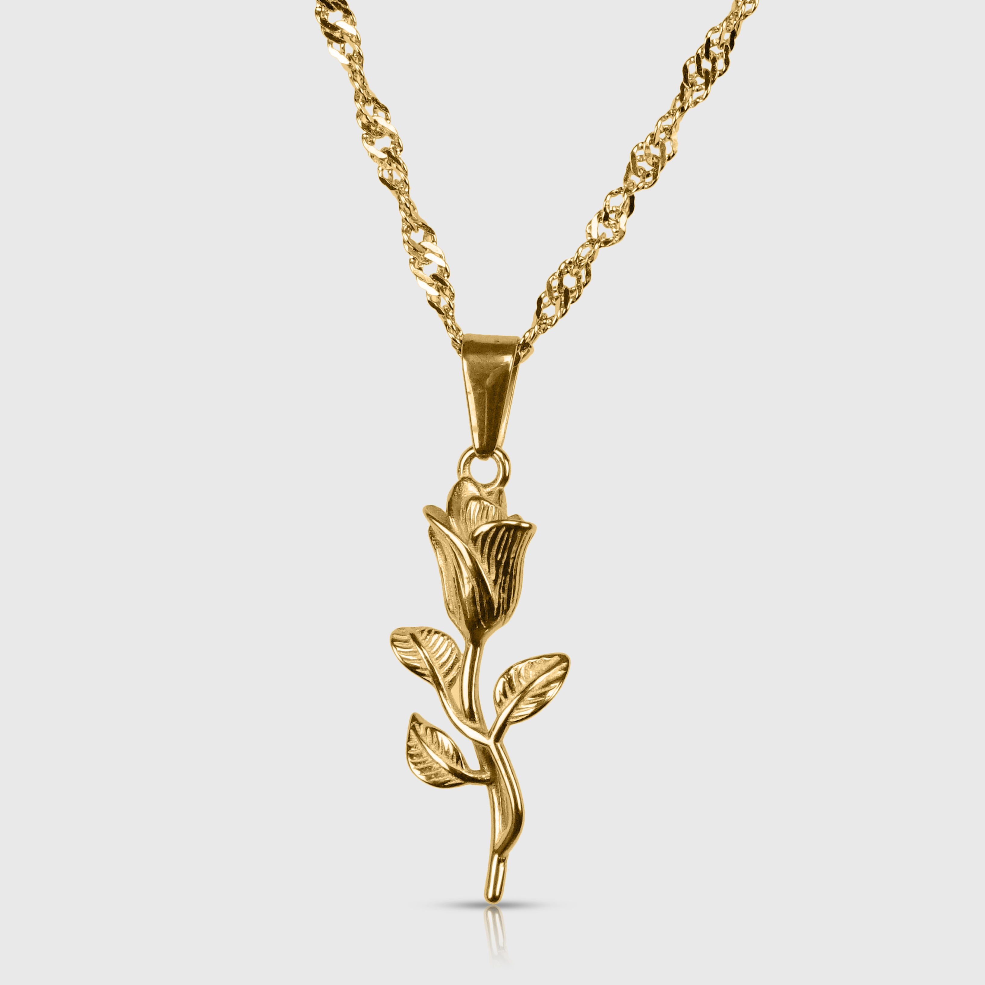 ROSE PENDANT - GOLD