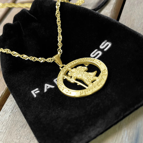 ST. CHRISTOPHER NECKLACE - GOLD