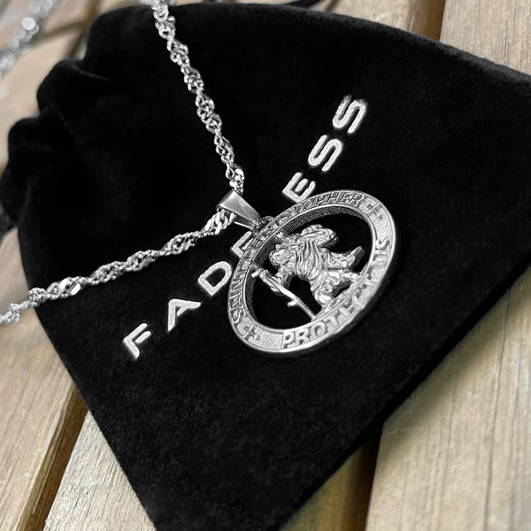 ST. CHRISTOPHER NECKLACE - SILVER