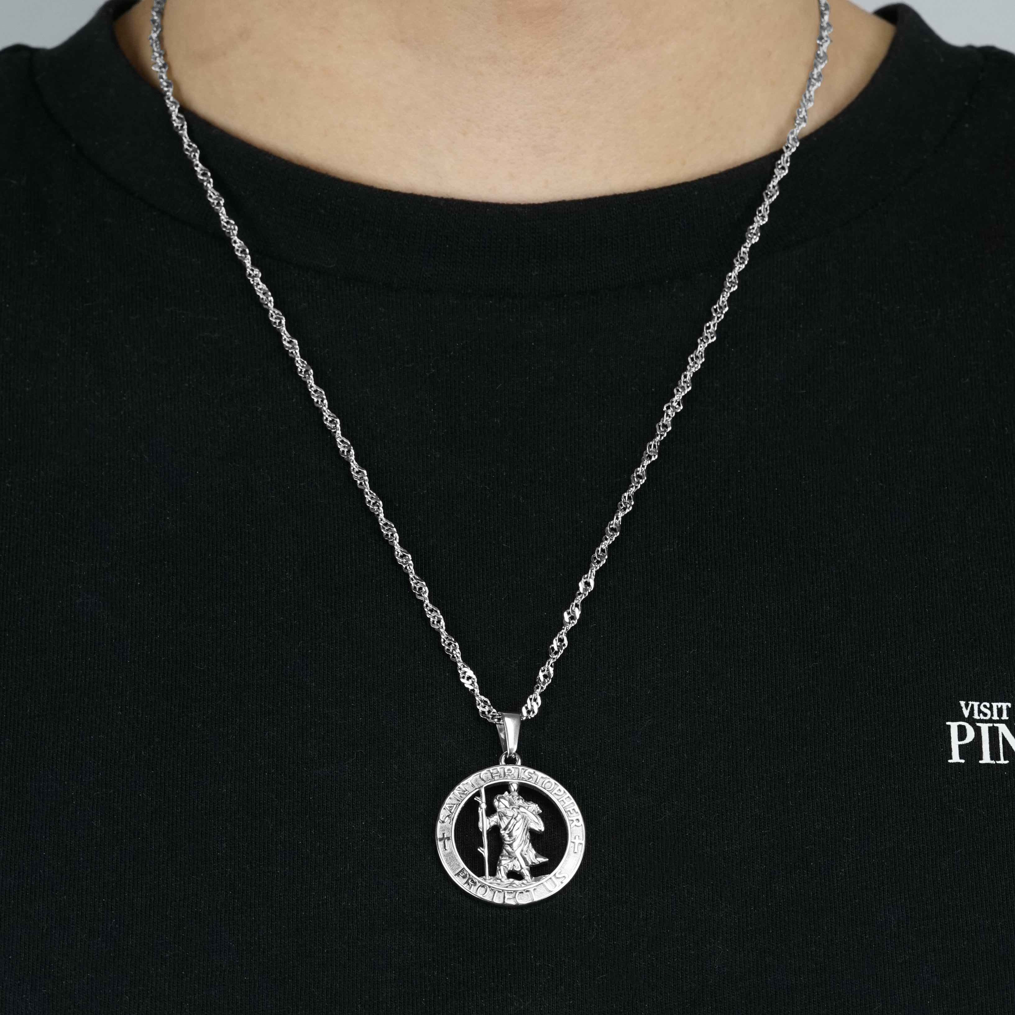 ST. CHRISTOPHER NECKLACE - SILVER