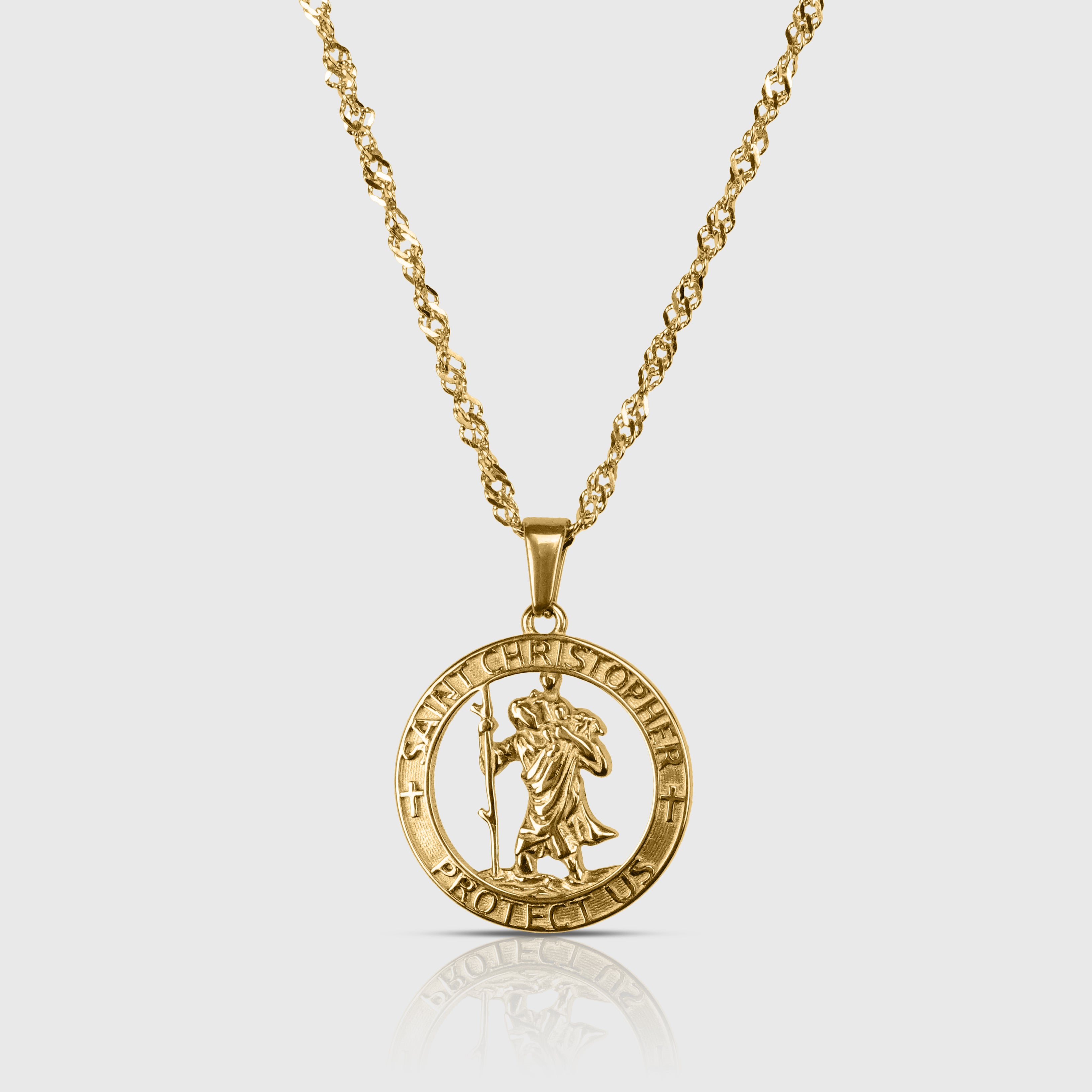 ST. CHRISTOPHER NECKLACE - GOLD