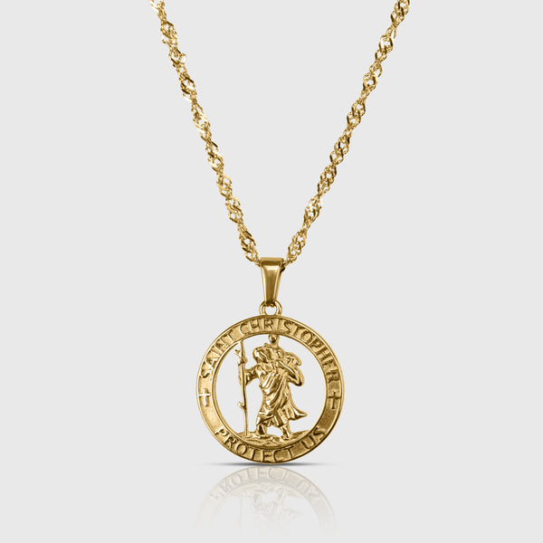 ST. CHRISTOPHER NECKLACE - GOLD