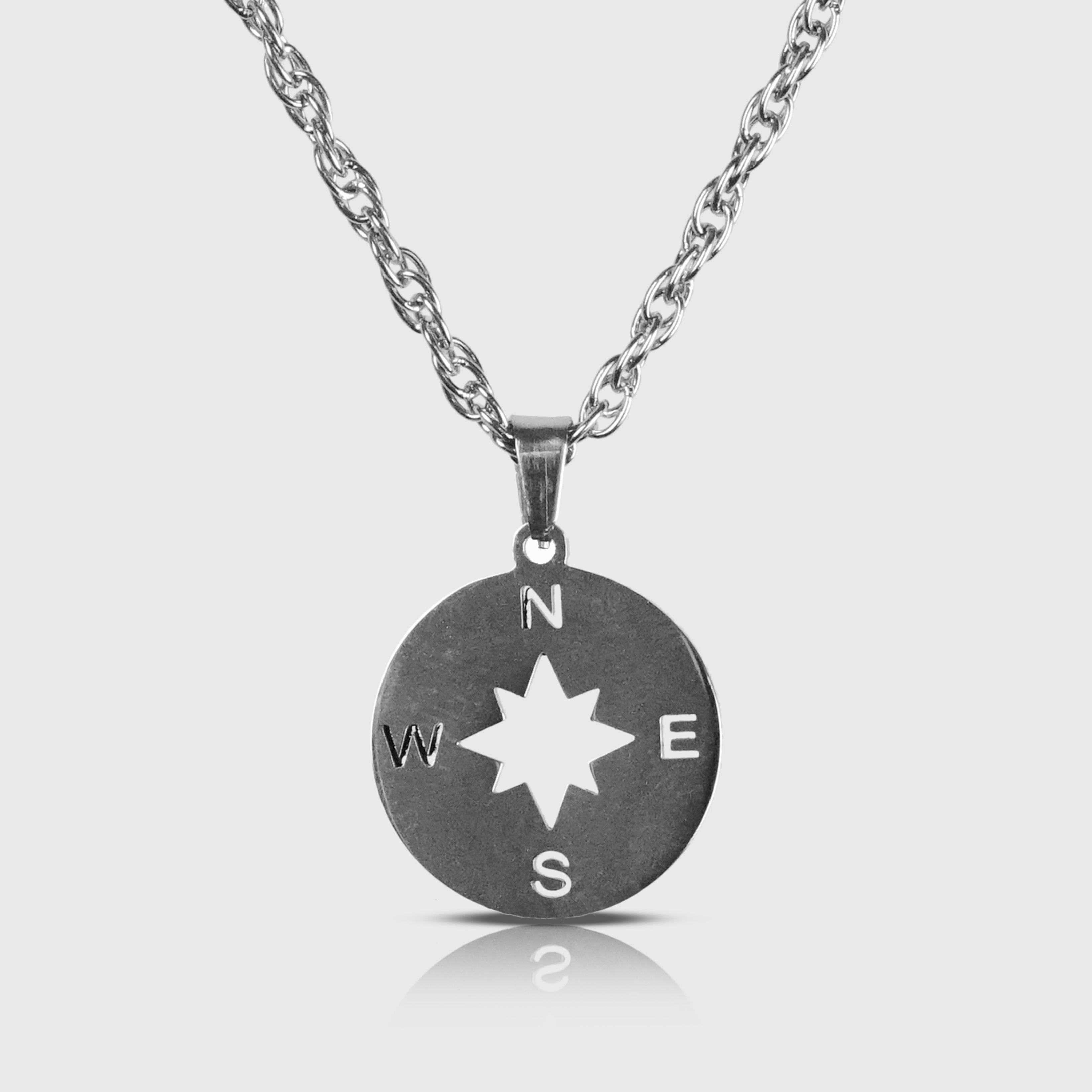 COMPASS 2.0 PENDANT - SILVER