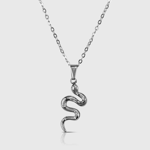 SNAKE NECKLACE - SILVER