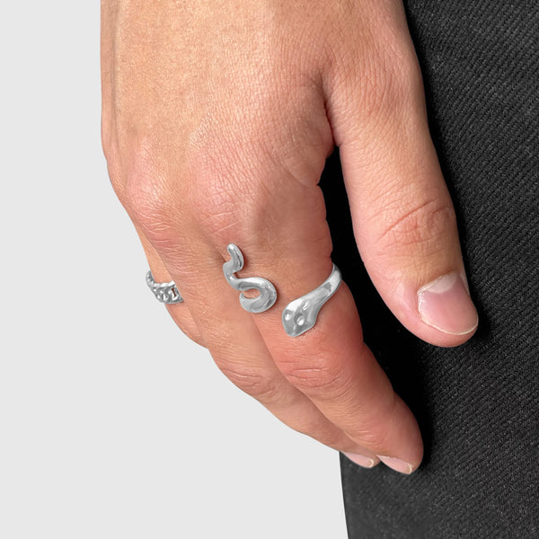 SNAKE RING - SILVER