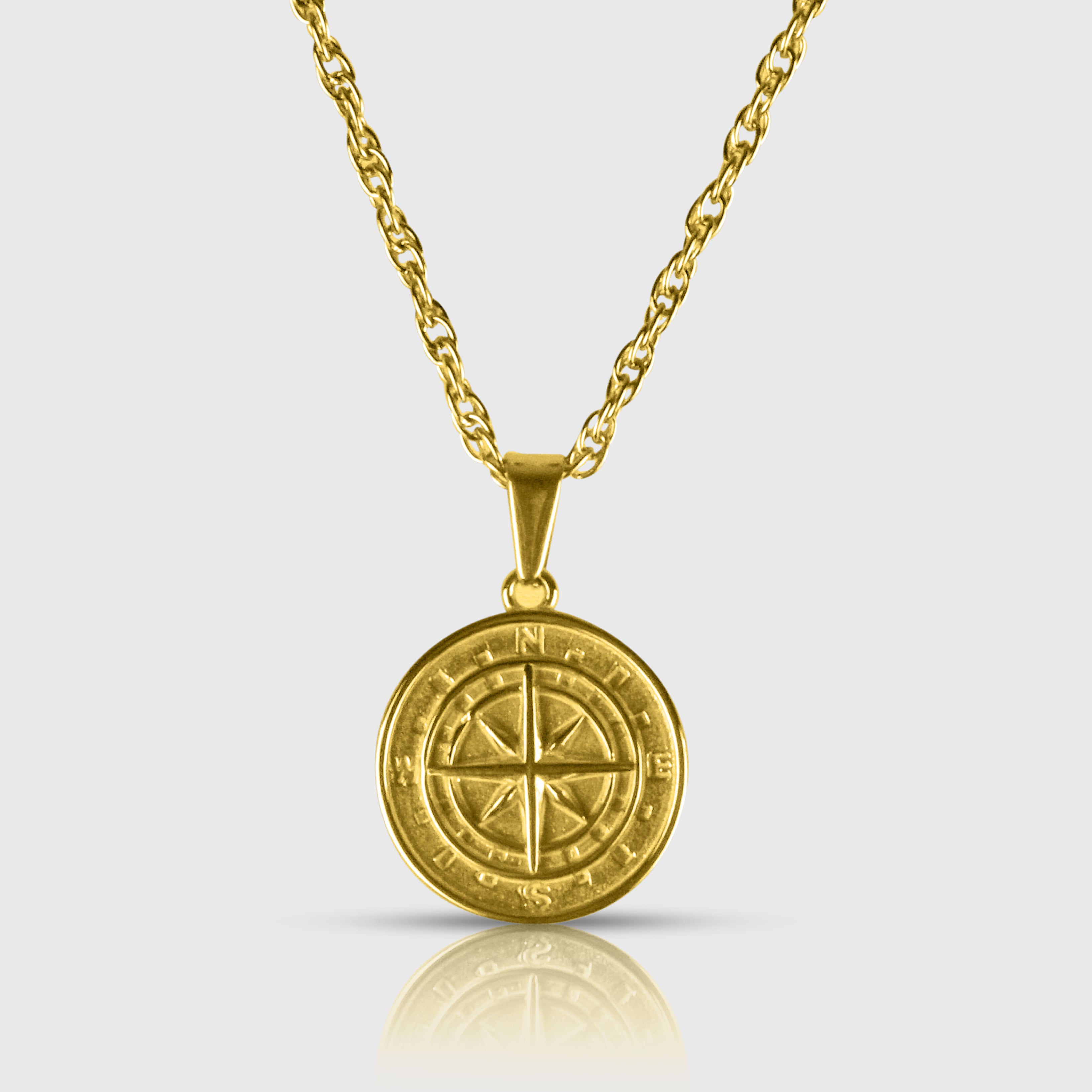 COMPASS PENDANT - GOLD