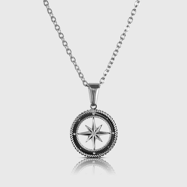 NORTH STAR 2.0 NECKLACE - SILVER TONE