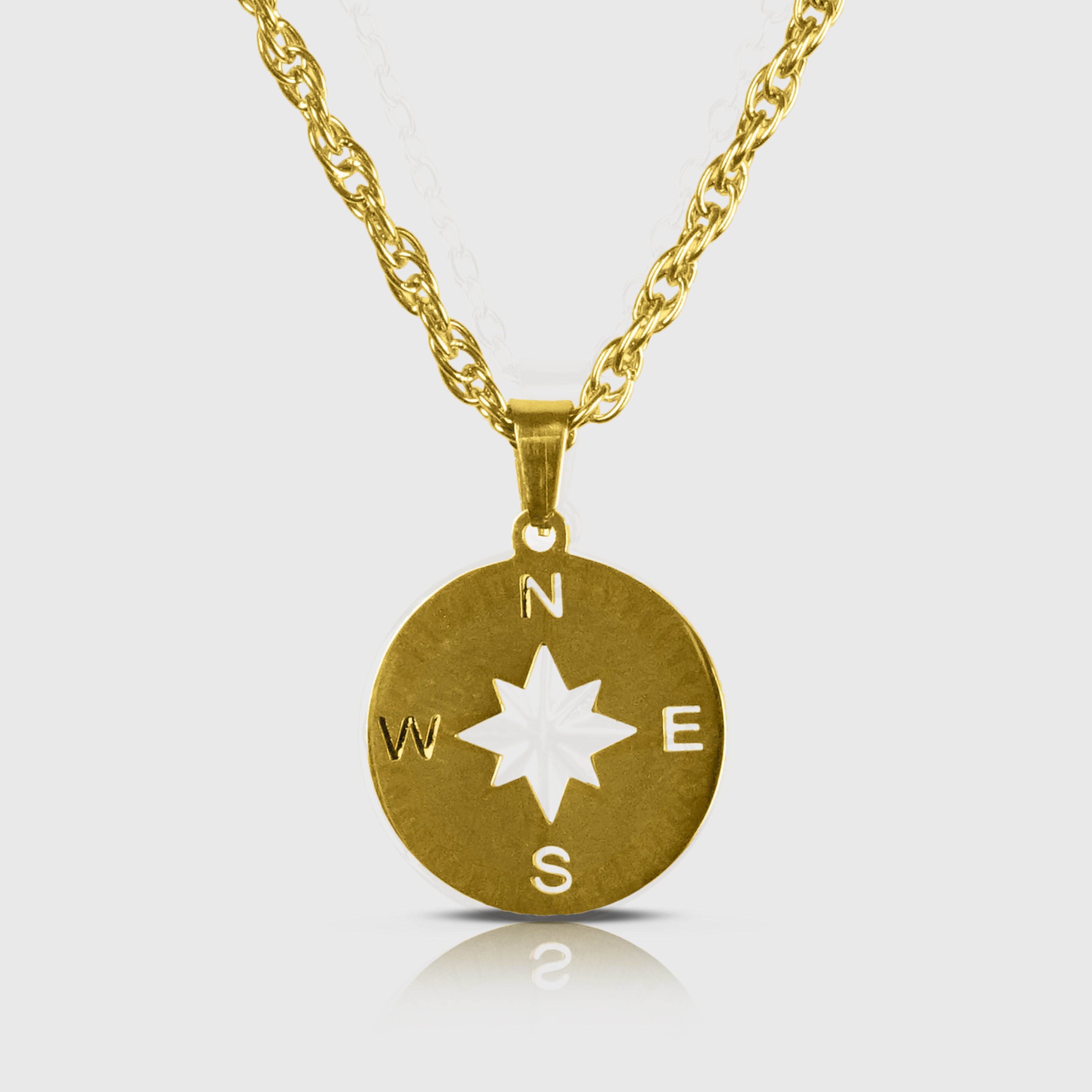 COMPASS 2.0 PENDANT - GOLD