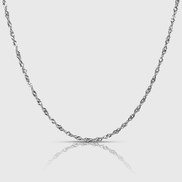 ROPE CHAIN ​​48 CM - SILVER TONE